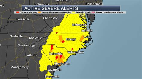 severe weather watches and warnings map