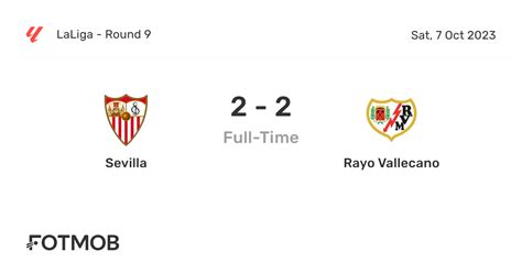 sevilla vs rayo vallecano h2h