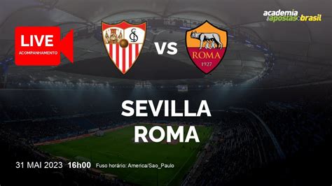 sevilla x roma ao vivo