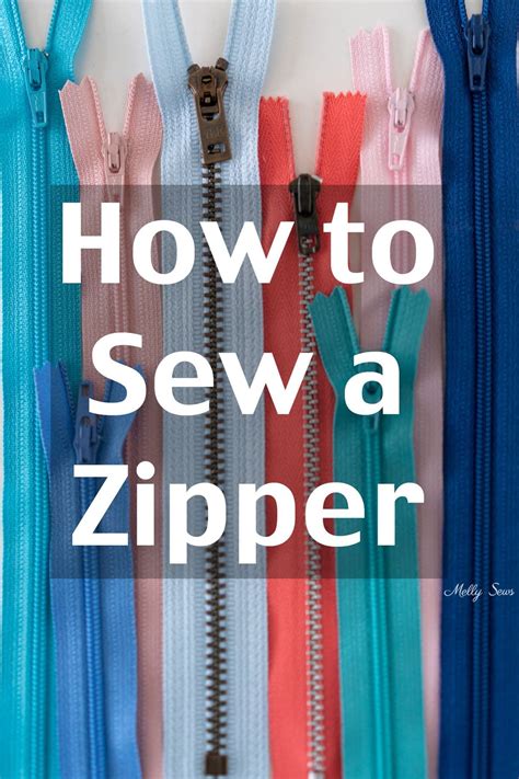 Sew On Zipper