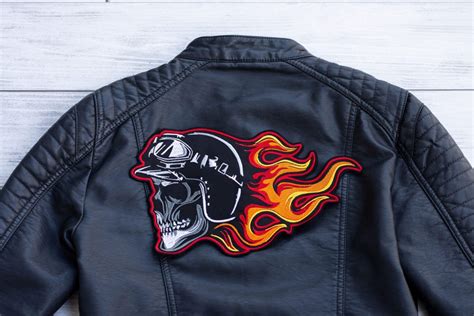 Sew Patch Leather Jacket