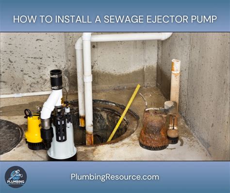 Sewer Ejector Pump Function