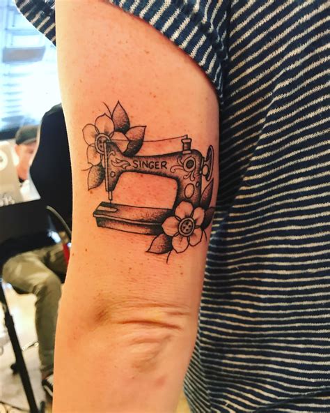 Inspirational Sewing Tattoo Designs References