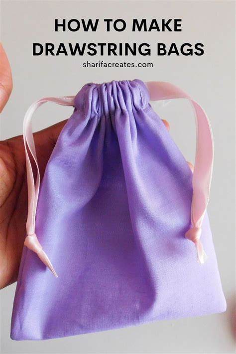 Sewing A Drawstring