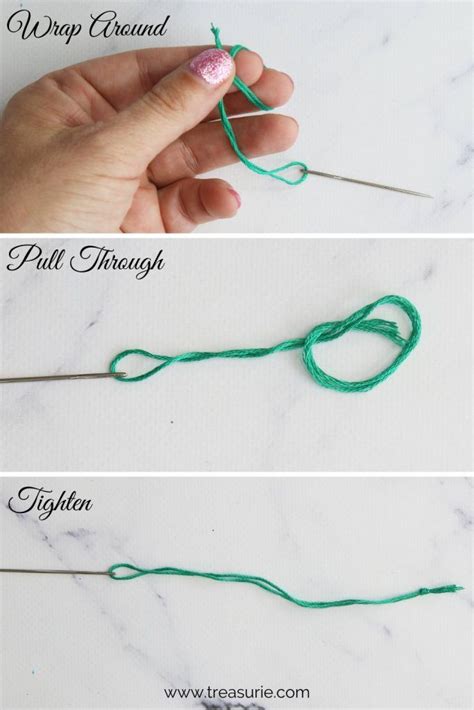 Sewing A Knot