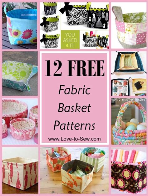 Sewing Basket Patterns Free