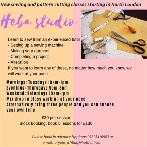 Sewing Class With Heba Studio