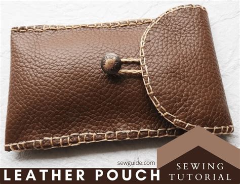 Sewing Leather Pouch