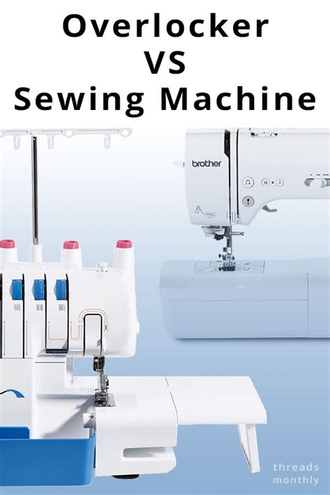 Sewing Machine And Overlocker Difference