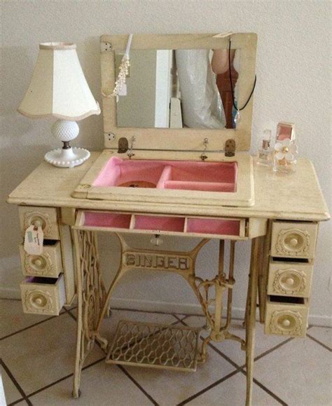 Sewing Machine Cabinet Vanity