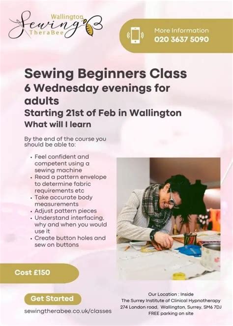 Sewing Machine Lessons In Surrey