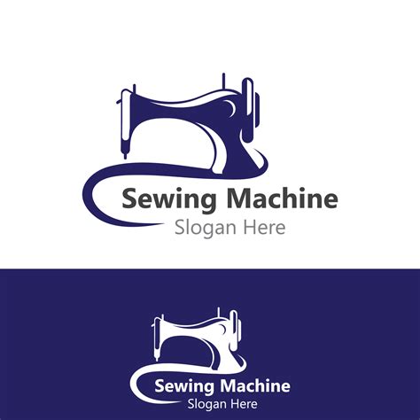 Sewing Machine Logo Free Vector