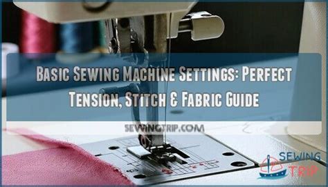 Sewing Machine Settings For Velvet