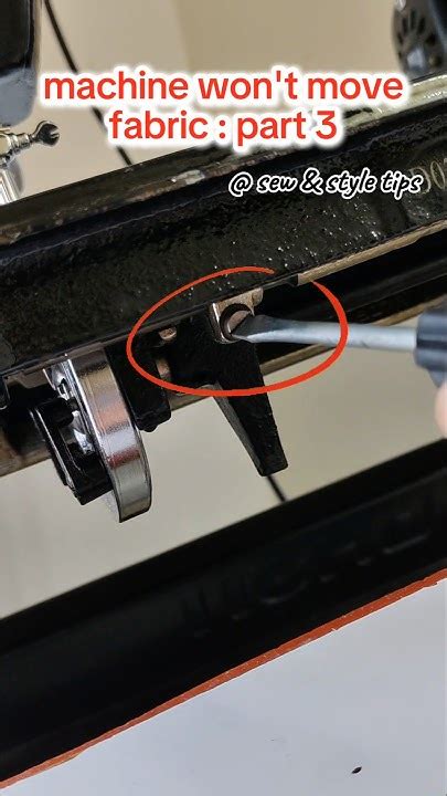 Sewing Machine Won T Move Forward