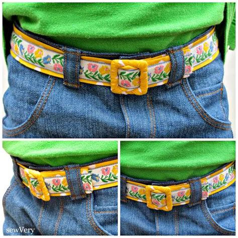 Sewing Pattern For Fabric Belt