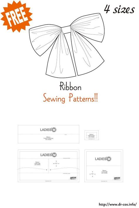 Sewing Pattern For Ribbon