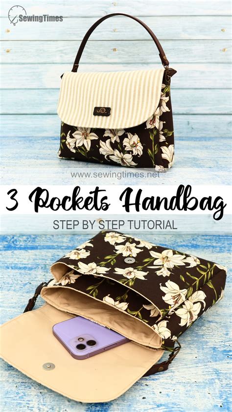Sewing Pattern Purse Pockets