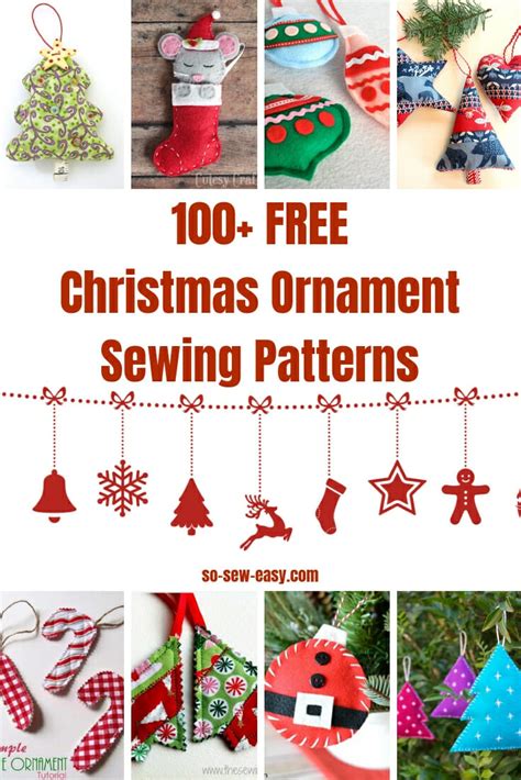 Sewing Patterns For Christmas Decorations