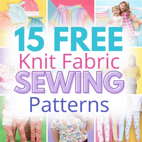 Sewing Patterns For Knit Fabrics