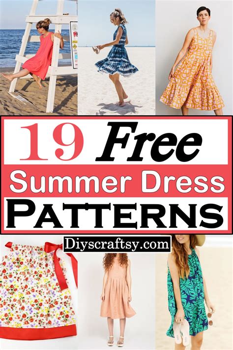 Sewing Patterns Womens Summer Dresses