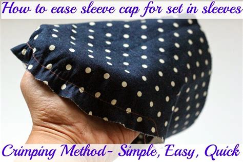 Sewing Sleeve Cap Ease