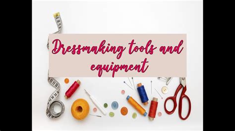 Sewing Tools And Equipment Tle