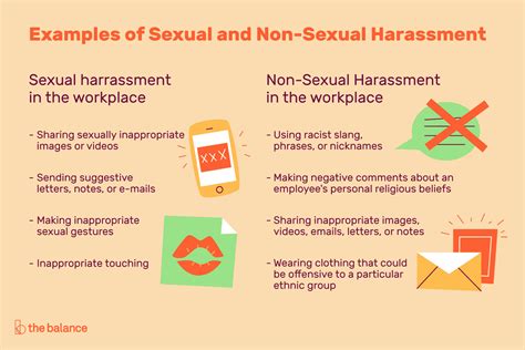 sexual harassment examples in the workplace