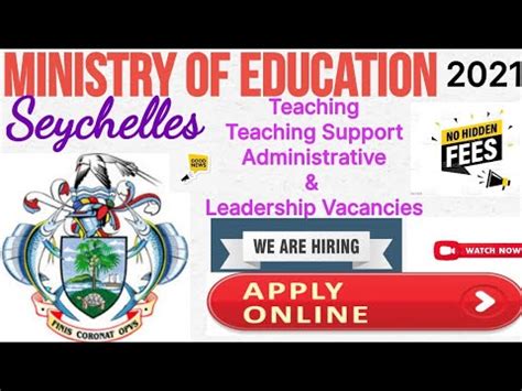 seychelles latest online vacancies