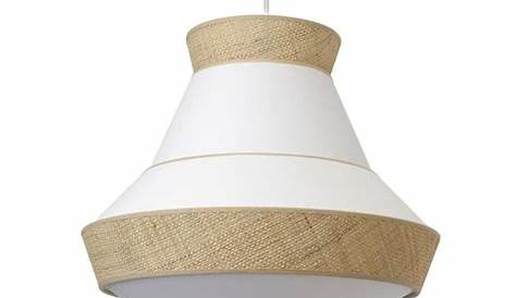 Seynave Suspension Métal Blanc / Bois SEYNAVE Clayton 1 Lumière(s