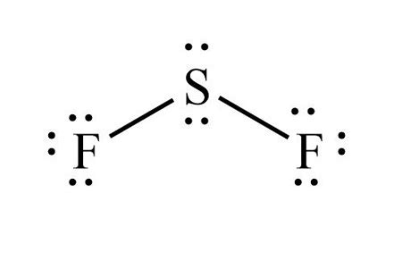 sf2 lewis dot structure