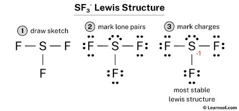 sf3- lewis structure
