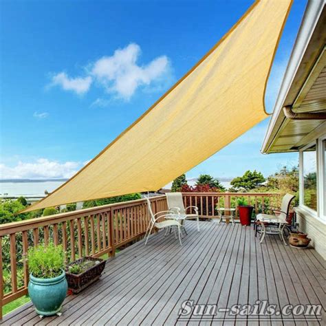 Shade Sail For A Deck
