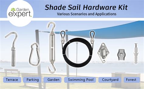 Shade Sail Pulley Kit