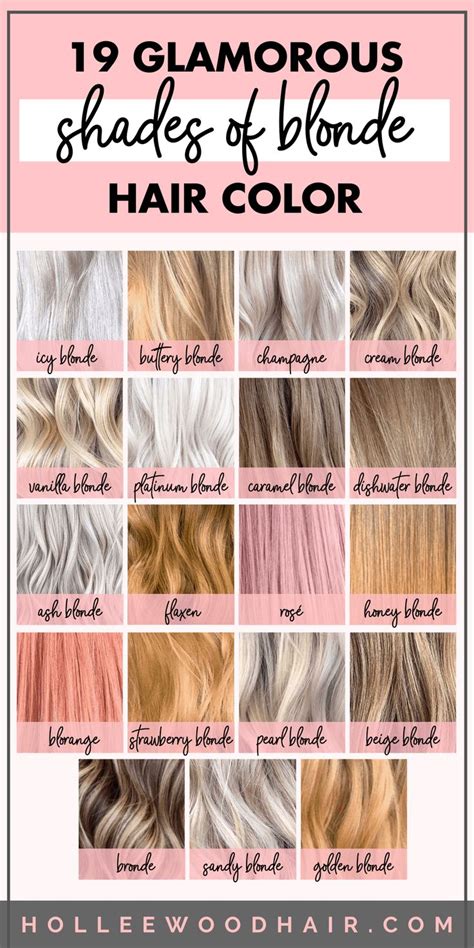 The Different Shades Of Blonde Hair Color In 2023