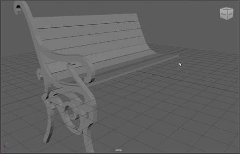 Shading and texturing a bench