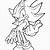 shadow the hedgehog coloring pages free