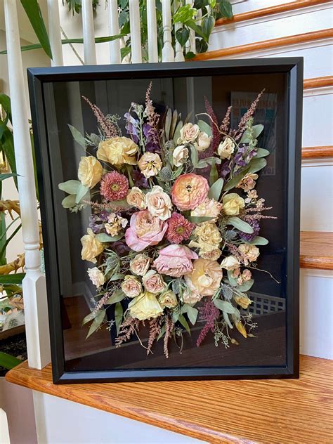 Shadow Box For Wedding Flowers