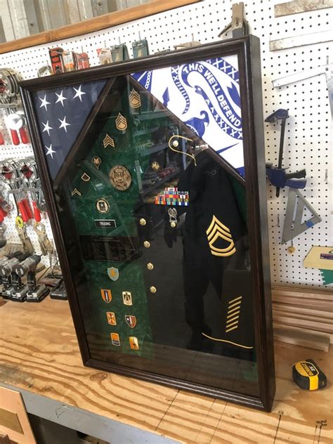 Shadow Box Retirement Army