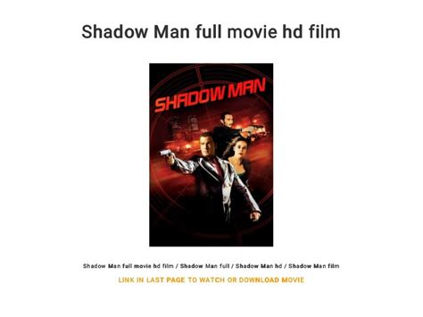 shadow man full movie