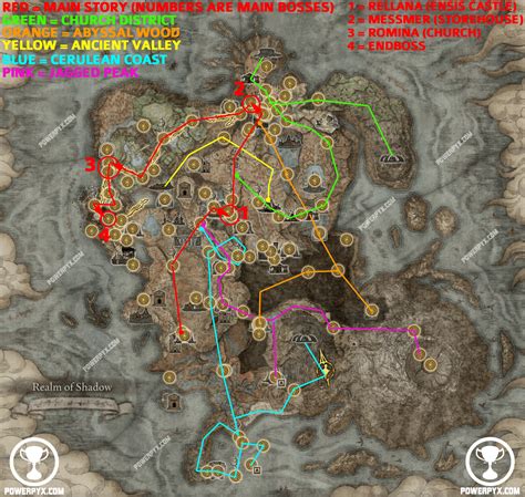 Shadow Of The Erdtree Walkthrough Map