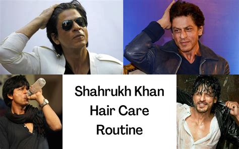 shah rukh khan hair care