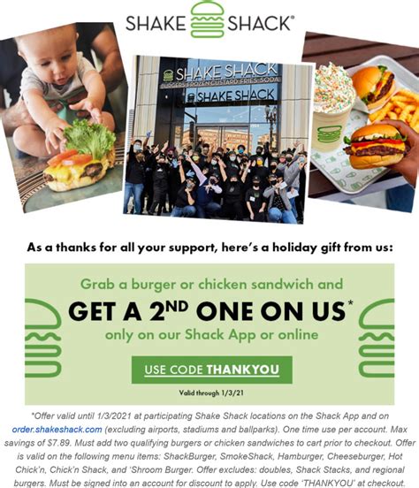 Shake Shack Coupon – Get Discounts And Special Deals On Delicious Burgers