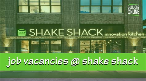 shake shack job positions
