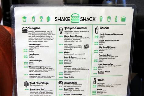 shake shack prices