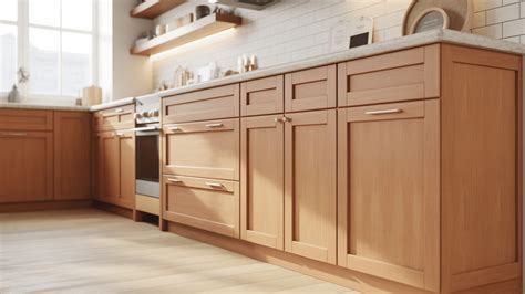 Shaker Beech Kitchen Cabinets