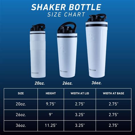 Shaker Bottle Height