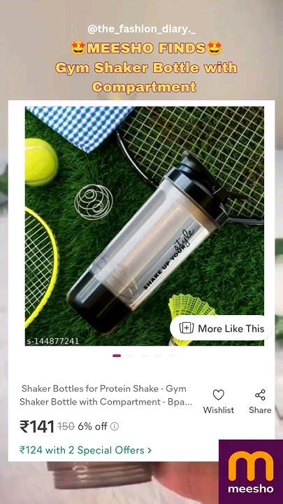 Shaker Bottle Meesho