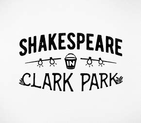 shakespeare in clark park logo