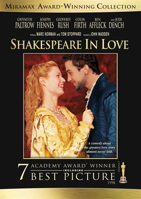 shakespeare in love dvd 1999