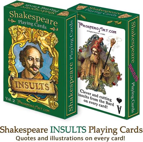 shakespeare insult card game